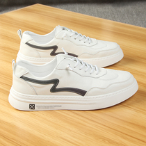 No Diamond does not wear porcelain live soft and comfortable mens fashion leather sports casual shoes low-top shoes