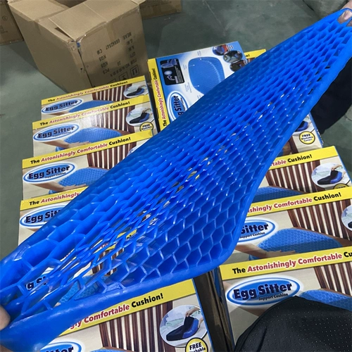 Немецкая технология!Позвольте задницу прохладным!Ветер -сквозной автомобиль TPE CAR COLD COSHION Мягкая сотовая подушка для яиц