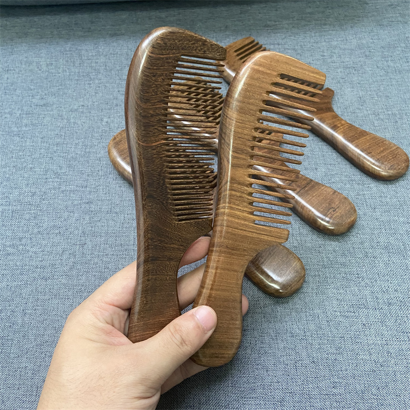 Clearance gives luxury black gold sandalwood combs ready for life, portable hair combs