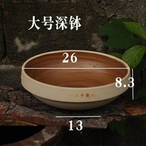 碗粗农家碗陶餐具陶碗怀旧土土家用粗碗复古土碗传统碗粗陶土钵头