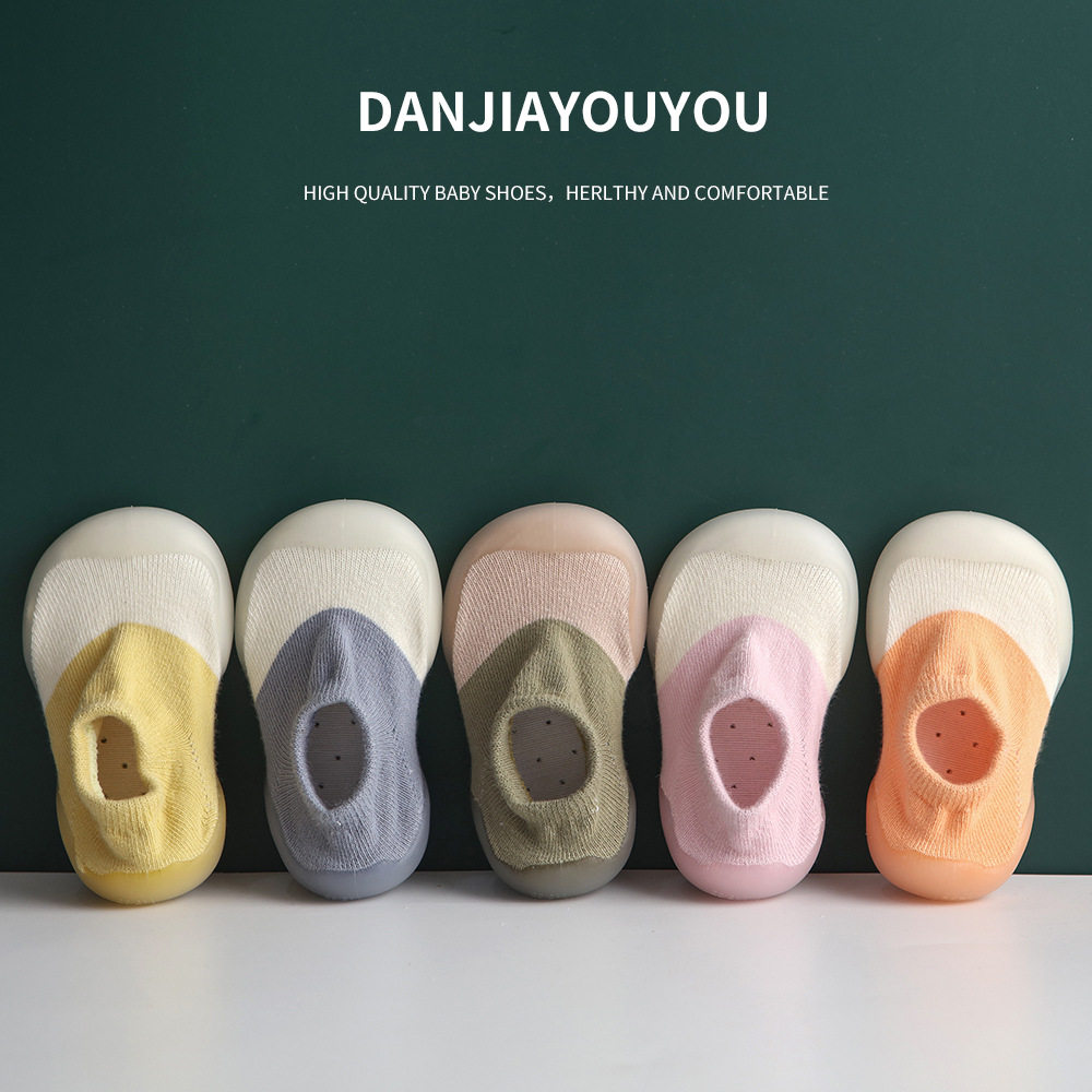 Baby Walkway Floor Footwear Socks 10 Months Non-slip Soft Bottom Spring Autumn Baby Indoor Children Fall Winter Socks cm