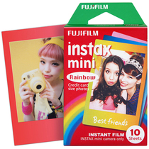 Fuji instax mini7c 7s 9 8 25 90 polaroid photo paper rainbow colorful 3 inch lace film