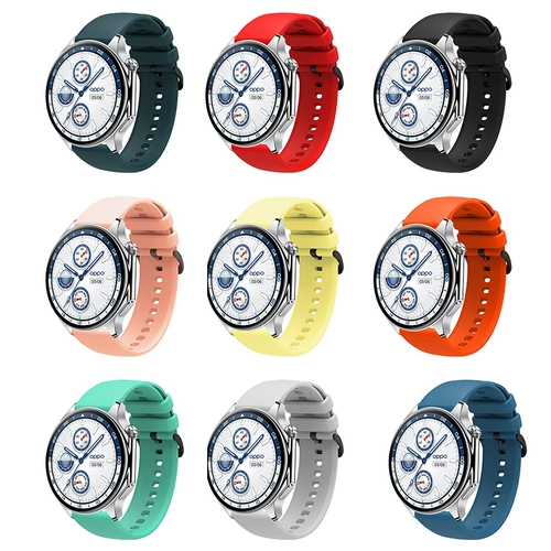 Oppo, совместимые часы, силиконовый ремешок для часов, браслет, комфортные спортивные модные оригинальные аксессуары, x2, официальный флагманский магазин, 4, 22мм