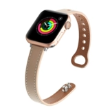 Применимая Apple Band Iwatch S6 Advanced Кожаная кожа AppleWatch7 Watch Se Ribbon Женская женщина 5/4/8 поколения ниша 40/44 мм45 Международный новый летний летний прилив кора коры