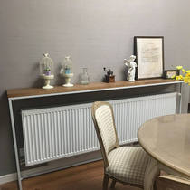 Solid wood entrance table slender cabinet storage board case few to cover the radiator narrow table against the wall walnut side table