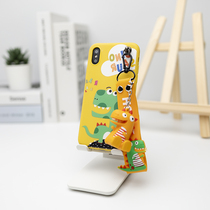 Suitable for iPhones X cartoon cute little clear new hand casing TPU silicone ultra-thin anti-fall multifunction protective sheath