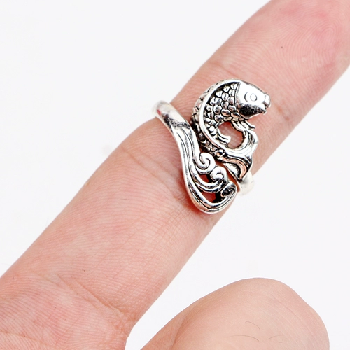 Феникс, креативное ретро этническое кольцо, крючок для вязания, павлин, этнический стиль