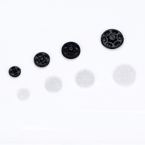 Полная 5 юаней бесплатная доставка Полная прозрачная невидимая пластиковая кнопка Скрытая пряжка с пряжкой с пряжкой