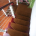 Cầu thang cầu thang pad pad thảm không trơn trượt thảm thảm gỗ cầu thang đơn giản xoay miễn phí tự dính keo - Thảm lót sàn simili Thảm
