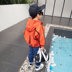 Áo khoác bé trai mùa thu 2019 mới cho bé Hàn Quốc áo gió cho bé áo dơi mùa xuân và áo mùa thu - Áo khoác áo phao mùa đông bé gái Áo khoác