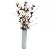 Симуляция цветочниц высушенные цветы поддельные цветы сухие ветви, цветочный расположение листья вены, окна тюльпана Цветок