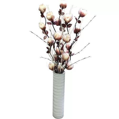 Симуляция цветочниц высушенные цветы поддельные цветы сухие ветви, цветочный расположение листья вены, окна тюльпана Цветок