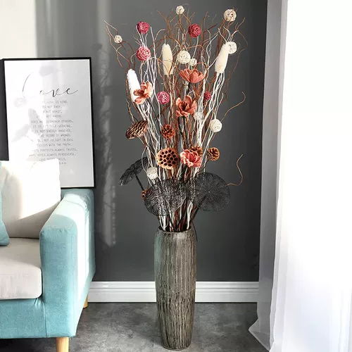 Листья пульс декоративный сухой цветок гостиная большие пучки приземление цветочниц