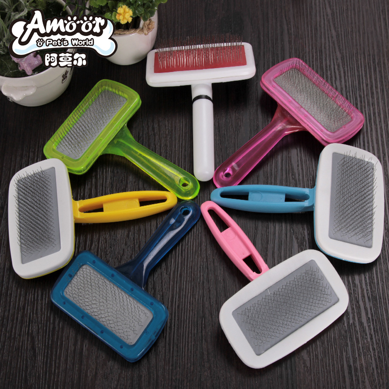 Dog Comb Cat Dog Universal Cat Hair Instrumental Teddy Brush Cat comb with hair remover brush Pet Needle Comb Beauty Supplies