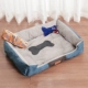 Cũi mùa hè Teddy pet mat nhỏ vừa chó lớn Golden Retriever chó cung cấp giường mèo xả rác mùa hè chó giường - Cat / Dog hàng ngày Neccessities Bát ăn inox cho chó