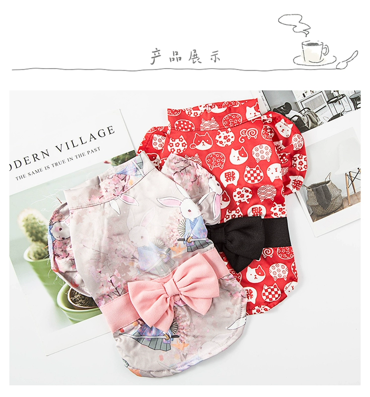 Quần áo chó phần mỏng mùa xuân và mùa thu Teddy Bomei con chó nhỏ cỡ trung bình chó mùa hè mèo con Quần áo thú cưng ngắn của Anh - Quần áo & phụ kiện thú cưng 	áo dành cho mèo con	