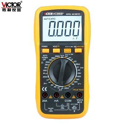 New VC9808 digital digital multimeter frequency temperature inductance