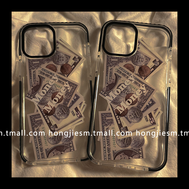 Personality Boom notes apply iphone13 12pro max Apple 11 mobile phone protection shell xr xsmax transparent silicone 7 8plus Fashion SE Idea