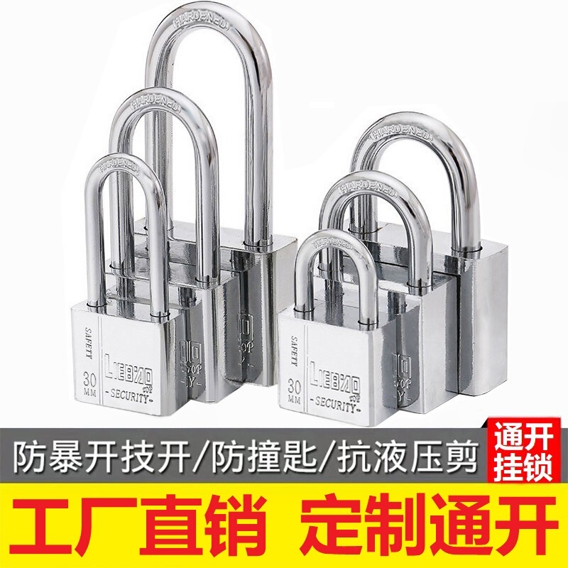 Universal Padlock, Same Lock System, Electric Power Box Lock, One Key Opens Multiple Small Steel Lock Heads