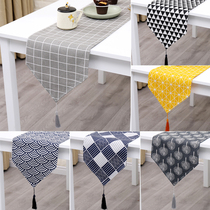 Nordic Table Flag Modern Simple Japanese Cotton Tea Table Flag Long Television Cabinet Shoe Cabinet Cover