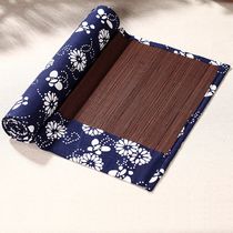 Tea table cushion tea tea mat tea mat tea mat tableflag Chinese medium-style bamboo tea mat kung fu tea table tea flag