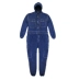 Quần yếm denim Xiêm đặt dụng cụ làm dày bông nam và nữ thợ hàn sửa chữa máy tự động sửa chữa phun sơn chống bụi quần áo bảo vệ