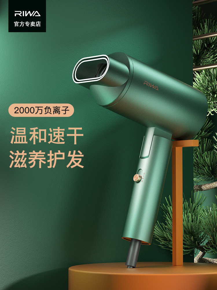 Reva negative ion hair dryer Student dormitory small power small portable hair care quick-drying hair dryer Household