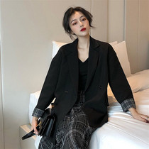 2022 new two piece suit skirt womens elegant fat mm plus size womens clothing early autumn western age reduction suit jacket trendy