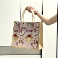 Большая горизонтальная версия улучшенной хлопковой сумки [Xingdailu] с магнитной пряжкой