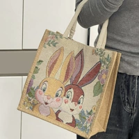 Маленькая вертикальная версия с магнитной пряжкой [Golden Rabbit], улучшенная хлопковая сумка.