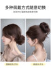 Long Hair Bun Wig for Women, Real Hair Updo Wig, Fluffy Hair Bun Tool, Natural Bun for Brides