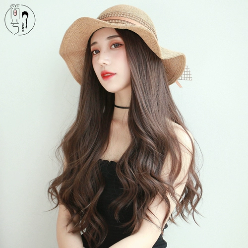 Модный кудрявый парик-шапка, дышащая волнистая шапочка для волос, шапка, популярно в интернете