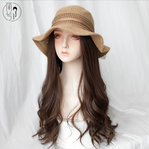 Модный кудрявый парик-шапка, дышащая волнистая шапочка для волос, шапка, популярно в интернете