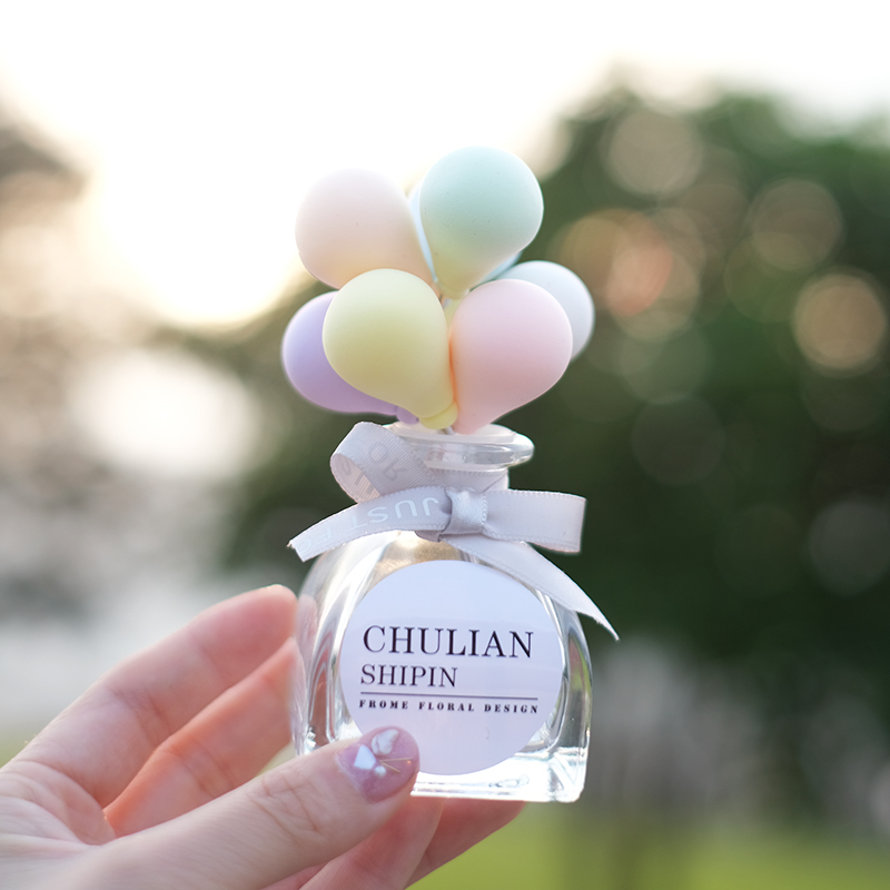 Car Perfume Pendulum sue white Balloon Creative Personality Meter Desk Fresh On-board Fragrance In-car Adornment woman-Taobao