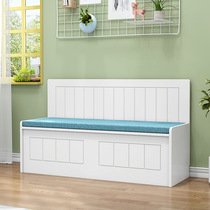 Solid wood deck restaurant home storage sofa stool living room balcony storage cabinet small apartment corner deck