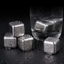 304 stainless steel ice cube ice cube metal quick-frozen steel whiskey ice wine Stone iron drink ice artifact bar
