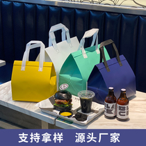 High-end takeout with barbecue non-woven custom thermal insulation cold bag hand bag aluminum foil packaging with logo wholesale
