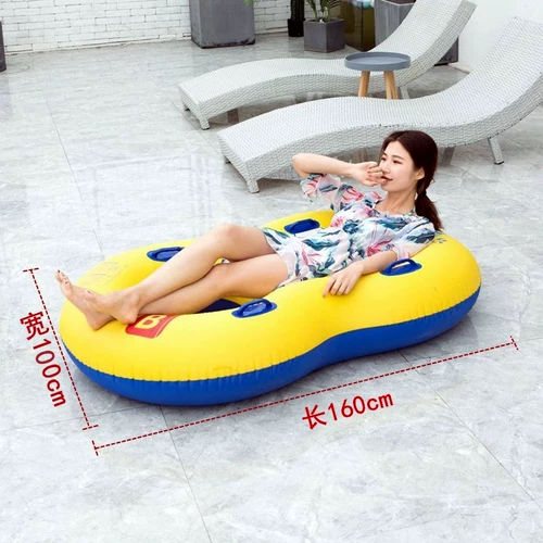 Плавательный круг для двоих для взрослых, увеличенная толщина