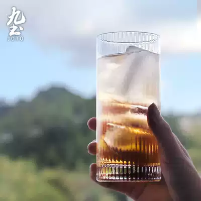 Japanese-style handmade hammer glass cup home thick-bottomed juice cold drink cup ins beer whiskey ice coffee cup