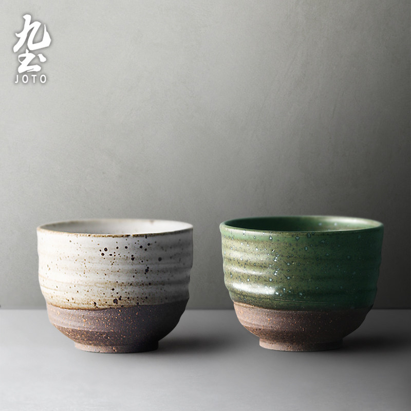 Handmade Day Style Coarse Pottery Tasting Cups Tea Cups Tea Cups Big Capacity Master's Cup Retro Kung Fu Tea With Small Tea Cup