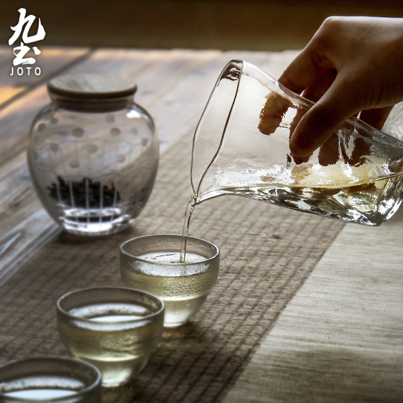 Glass Gongcup transparent Japanese Hammer Veins Glass Fair Cup Thickened cup Heat-resistant Tea Heigfu Tea Tea With Tea-Taobao