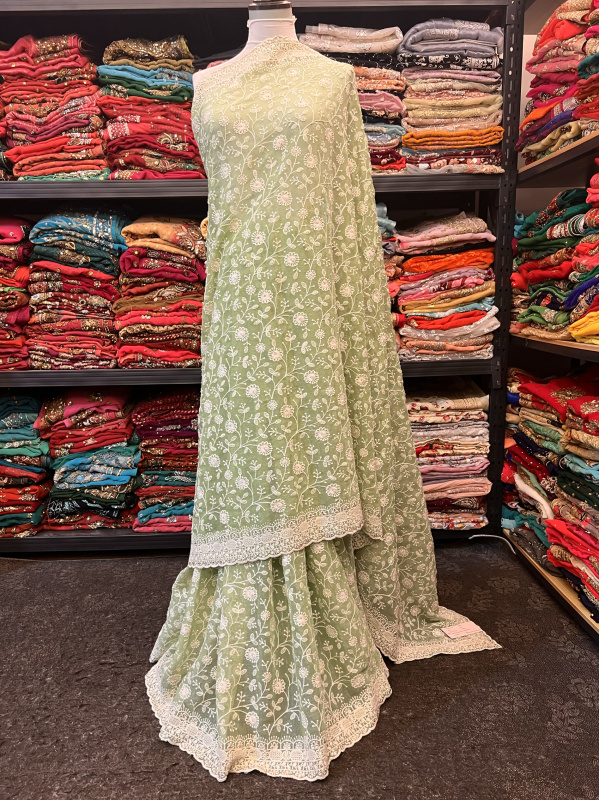 India and Nepal's Brand New Fairy-Like Silk Model with Exquisite Embroidery 6m Large Sarees