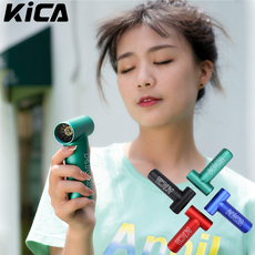 листья вентилятора kica涡轮扇疾风无叶小电扇充电式迷你便携手持随身吹风机四档风力