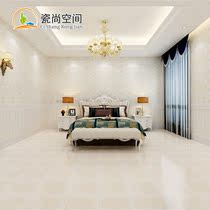 Toilet tile European warm color pattern imitation wallpaper wall tiles 300x600 toilet bathroom non-slip floor tiles
