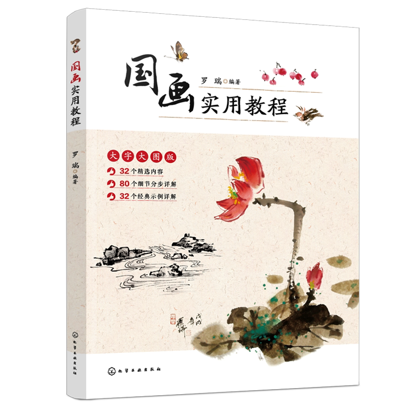 国画实用教程 绘画技法零基础入门 中国传统绘画技法 初学者入门到精通国画绘画工具 国画入门基础教程实用教材国画一本通教程书籍