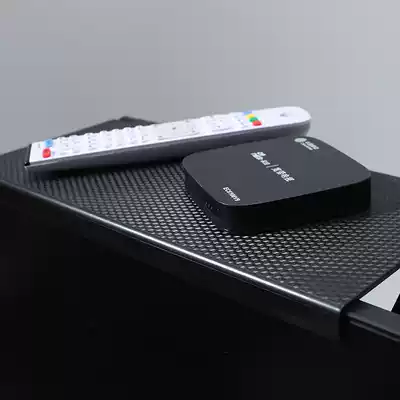 Shelf display Routing Set-top box storage rack Top screen sub-rack-free display punching storage TV