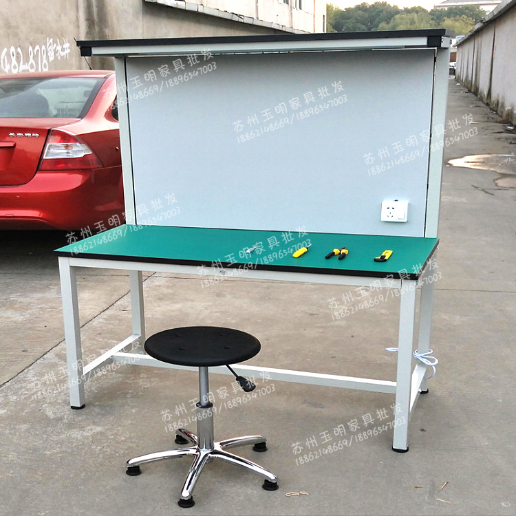 Customized anti-static work platform operation counter Double layer with lights assembly work table inspection table test table test platform packing platform