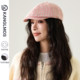 Kanglmos Retro Plaid Beret Hat for Women, New Autumn and Winter Style, Fashionable and Versatile, Makes the Face Look Smaller, Painter's Hat