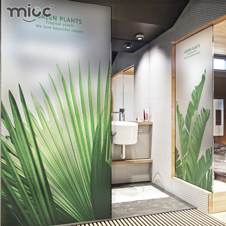 Nordic Glass Sticker Makeup Room Bathroom Toilet Glass Paper Light Transmission Opaque Window Sticker window Flower Paper Cling Film