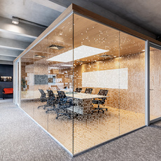 Наклейки на стекло 个性时尚马赛克玻璃贴膜办公室静电磨砂贴纸推拉门隔断装饰可定制